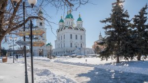 Заснеженный город