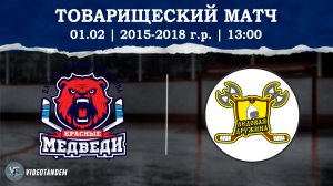 Красные Медведи 15-18 - Ледовая Дружина 15-18 / 01.02.2026