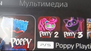 Теперь у меня есть poppy playtime 1,2,3 на ps5