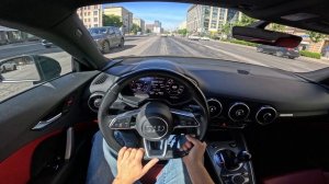 2017 Ауди ТТ / Audi TT 8С 1.8 турбо робот 180 л.с. | Тест драйв от первого лица | ВОРОН