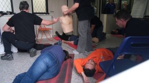 Тренинг по оказанию первой помощи в Российском отделении Красного Креста.