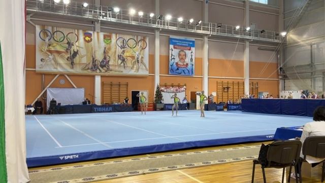 Тройка, 1 спортивный , Лебедева - Литвинчук - Сергеева, КРОО ФСА, Комбинированное упражнение