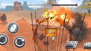 Прохождение третьего уровня в Car Stunt Extreme