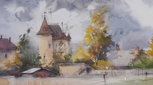 Акварельные картины художника Ильи Ибряева   *