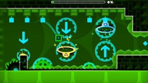 Прошёл уровень your been trolled В geometry dash.