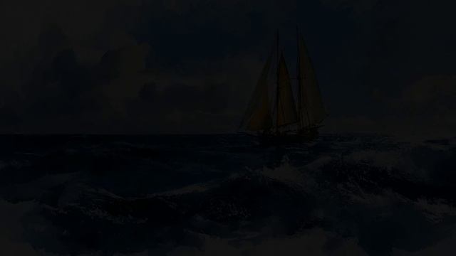 Уставшее море лёгкой волной