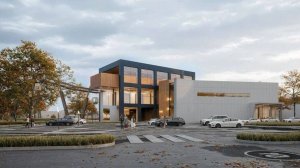 Строительство канатной дороги через Оку. Установка ограждений на площадке станции №2 || Январь 2026