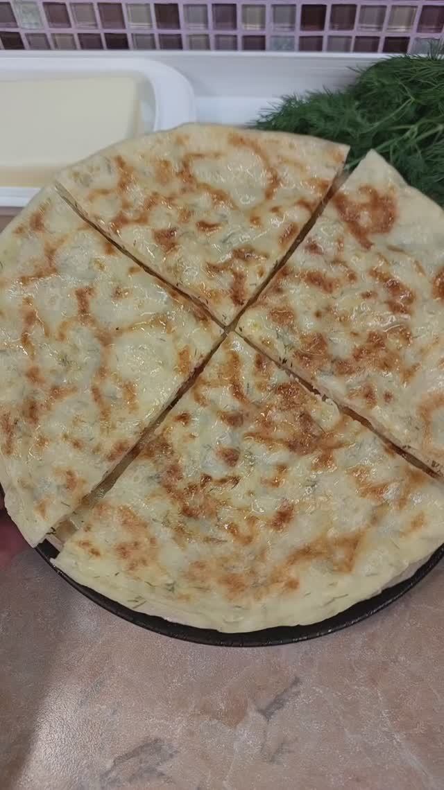 Хычин с картошкой и сыром смотреть онлайн