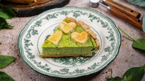 🥧 Пирог с рикоттой и шпинатом | рассыпчатое тесто и очень нежная начинка!