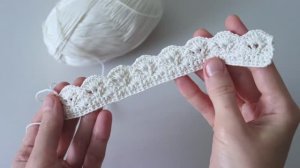 Красивая кайма крючком