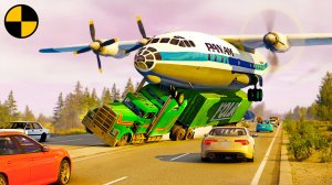 ЭКСТРЕННАЯ ПОСАДКА на ТРАССУ | BeamNG Drive — Эпичные сюжеты в игре