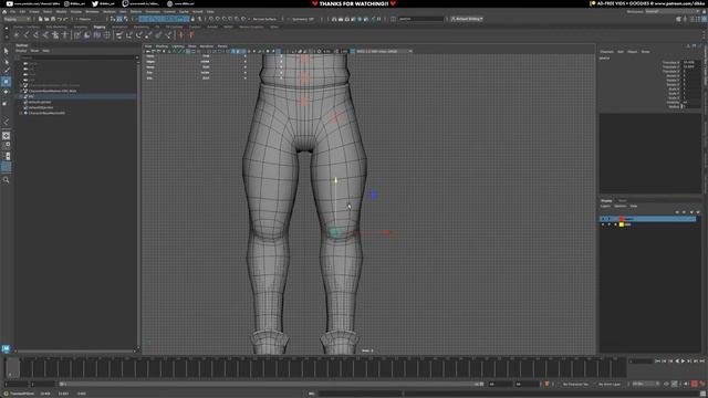 Character Rigging in Maya! Episode 1 - Setting the Joints - Dikko (1080p, h264)
