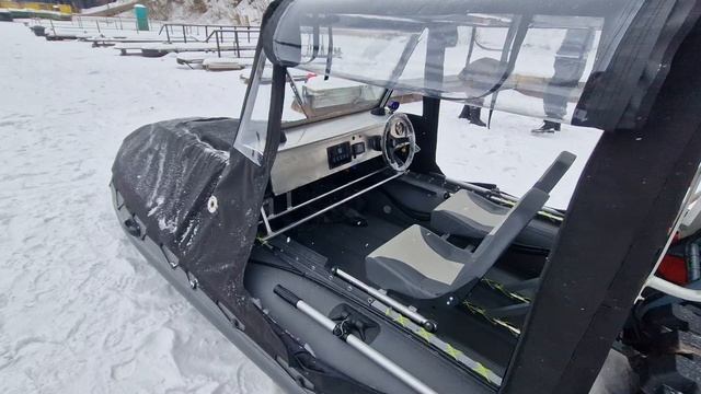 Новинки 2026. Аэролодка с поддувом, аэролодка на двигателе TOYOTA смотреть онлайн