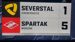 Хоккей. Фонбет Чемпионат КХЛ. СЕВЕРСТАЛЬ -СПАРТАК