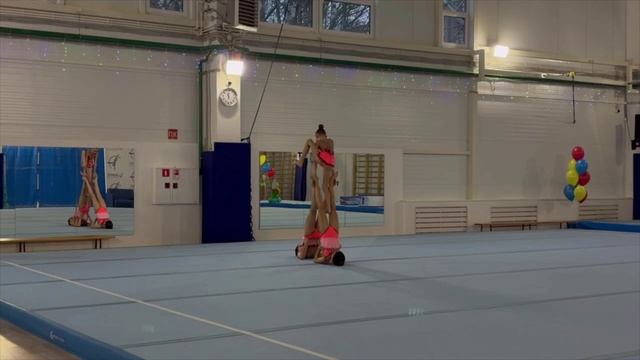 ТР 1 юношеский разряд, Николаева - Свинцова - Федотенко, КРСДМОО, Комбинированное упражнение