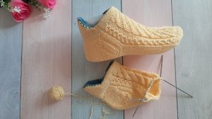 НОСКИ спортивные удобные и теплые. / Подробное МК./