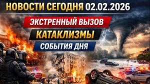 Новости сегодня 02.02.2026 | Экстренный вызов | Катаклизмы | События дня