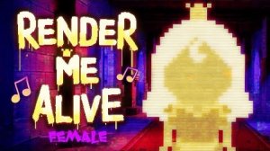 FNAF SONG Render Me Alive Female Version Animated Lyrics