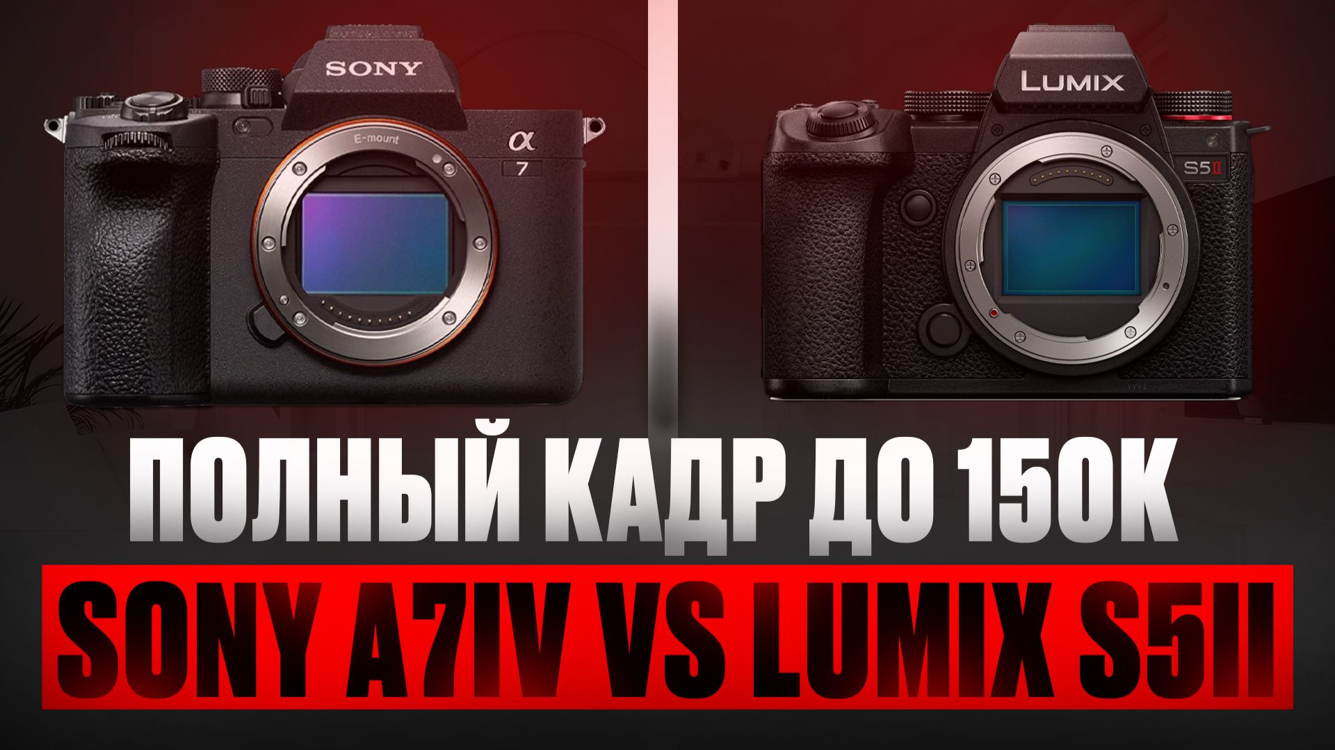 Sony A7 IV или Panasonic S5 II — что купить до 150 000 ₽ в 2026 году?