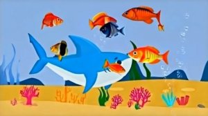 Акуленок учится различать цвета