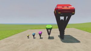 МУЛЬТИКИ: КИБЕР‑МАККУИН с ПИЛЬНЫМ колесом против ПОЕЗДА ТОМАСА! 🏁