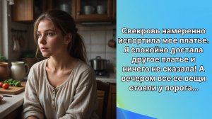 Истории из жизни|свекровь специально испортила платье… |Аудиокниги слушать онлайн|Жизненные истории