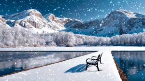 ❄️ БЕЗУМНО КРАСИВАЯ УСПОКАИВАЮЩАЯ МУЗЫКА ДЛЯ СНА 🎵 ЗИМНЯЯ РАССЛАБЛЯЮЩАЯ МУЗЫКА ДЛЯ ДУШИ В ГОРАХ