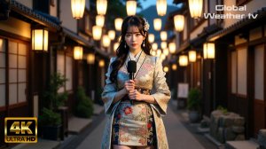 ✨Красотки погоды Японии в эфире потрясающих летних репортажей из Киото и Токио в формате 4K ‼️