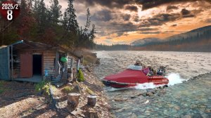 Изба в горах Приполярного Урала. Спускаемся за рыбой. Щука, окунь на каждый заброс. Жизнь в тайге 8с