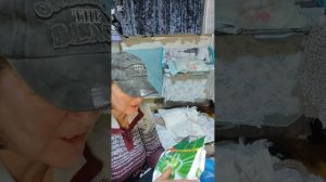 Во время распаковки Снежок сел