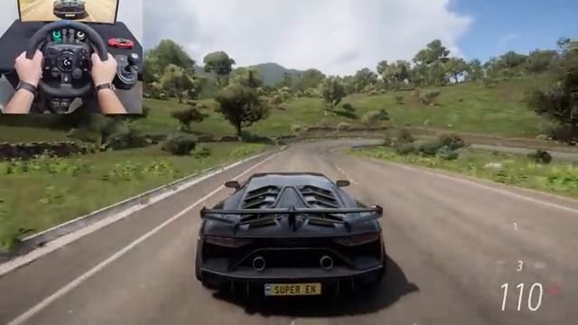 900HP Lamborghini Aventador SVJ - Forza Horizon 5 Logitech G923 Steering Wheel [get.gt]
