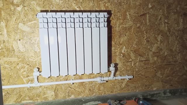 Видео сделанных мною пластиковых отоплений . смотреть онлайн