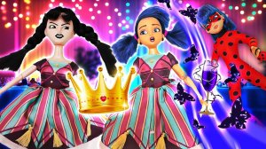 Леди Баг и Уэнсдей на балу!✨ |  Кто станет королевой бала? 👸👑 | Видео для детей