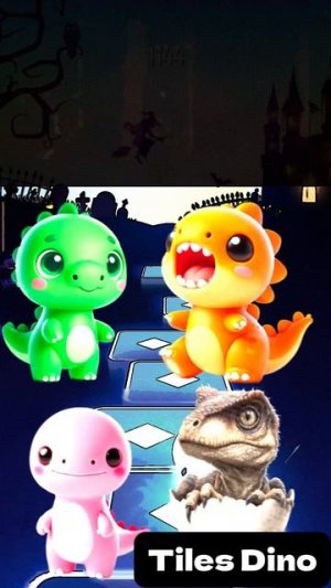 КТО САМЫЙ КРУТОЙ? - Мультики про Динозавров уровень 115 | МУЛЬТФИЛЬМЫ ДИНОЗАВРЫ в Tiles Hop