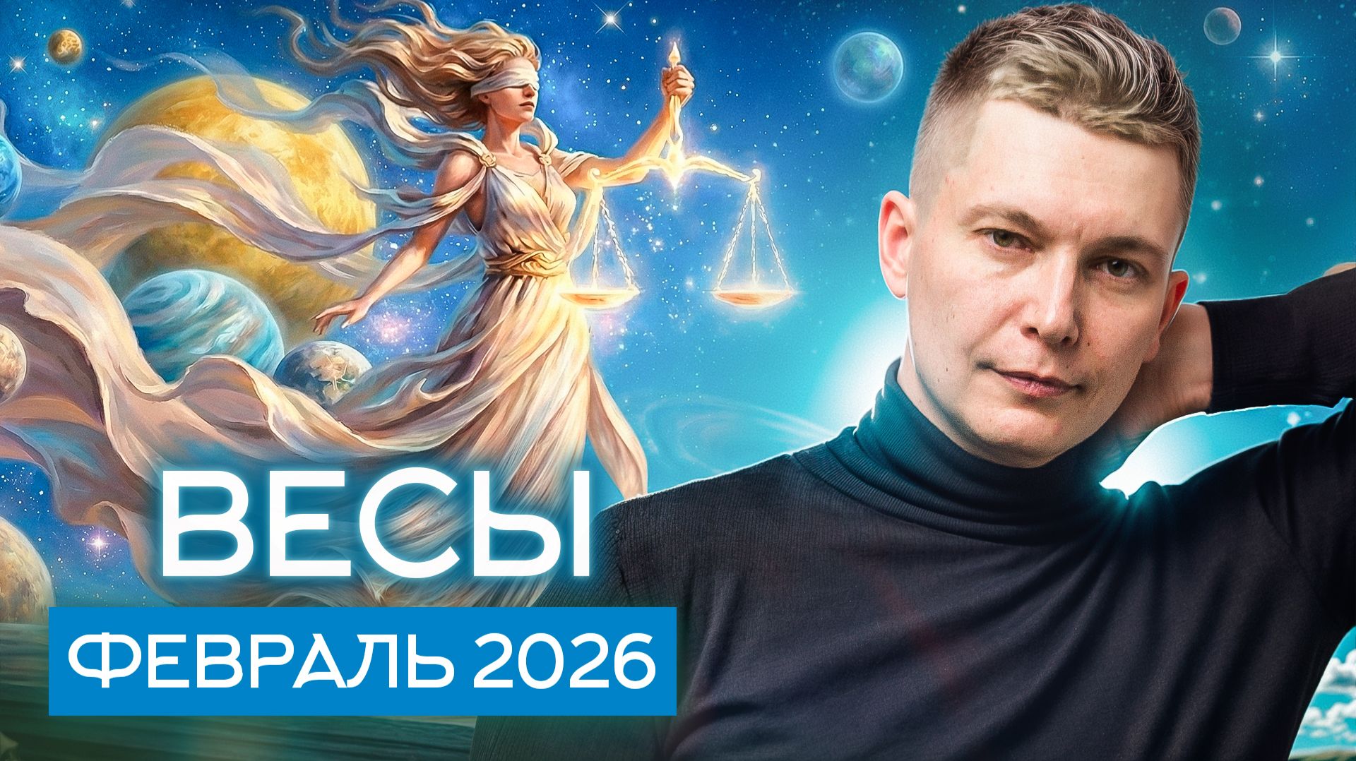 Весы Февраль 2026. Выходим из зоны комфорта! Душевный гороскоп Павел Чудинов смотреть онлайн