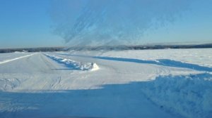 Обь. Ледовая переправа Сергино - Андра 2026.