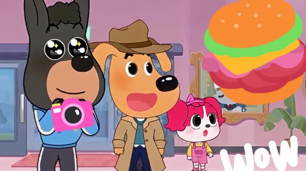 Шериф лабрадор |  Шериф лабрадор на русском | лабрадор мультик | бэби бас мультик | Ава и Папа