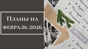 Планы на февраль 2026