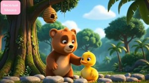 Мультфильм. Веселый мишка. Мультфильм про медвежонка.