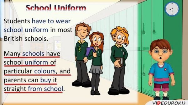 A day in a British secondary school