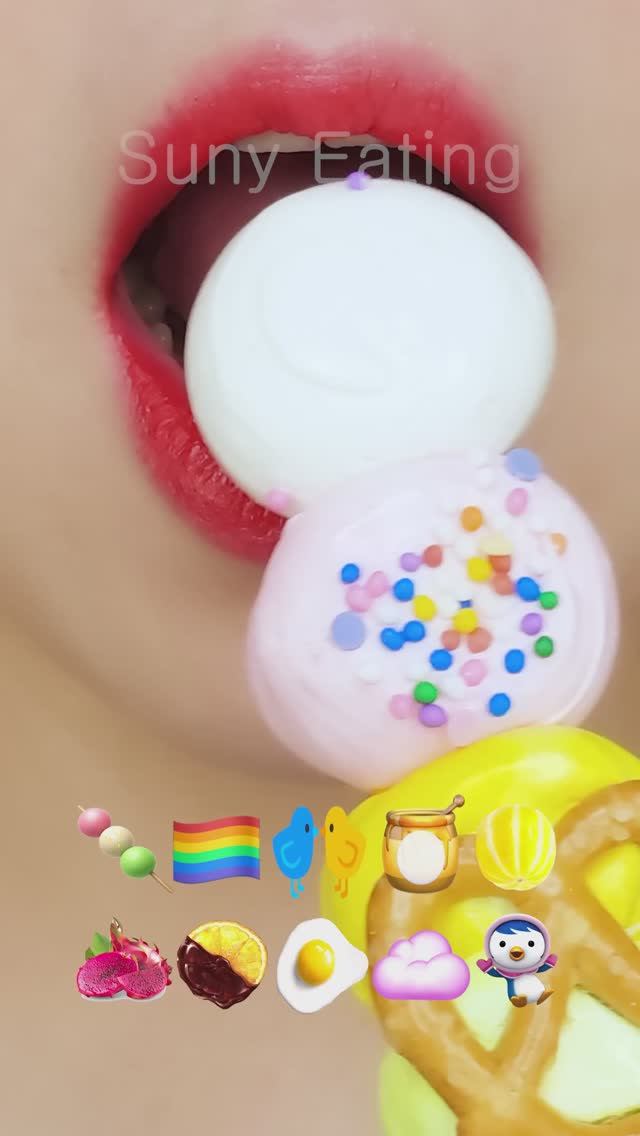 #ASMR звуки рта: корейские сладости и конфеты, звуки еды, триггеры