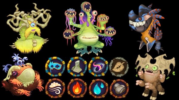 All Quad Elements Monsters 2026 - Sounds And Animations ~ My Singing Monsters