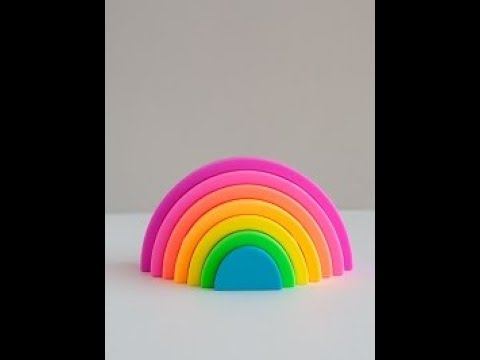 Пирамидка - прорезыватель НЕОН2в1 из пищевого силикона, iSюминка