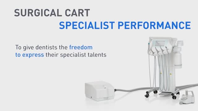 Подкатной блок врача Stern Weber Surgical Cart смотреть онлайн