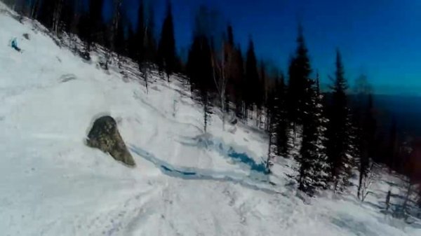 Мартовский Шерегеш глазами ребенка