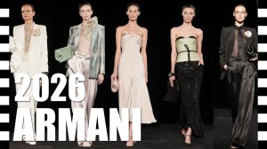 🔥 GIORGIO ARMANI PRIVÉ коллекция SPRING 2026 COUTURE на Неделе высокой моды в Париже