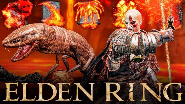 Elden Ring, но только магма | Мощный лавовый билд для старта [часть 1]