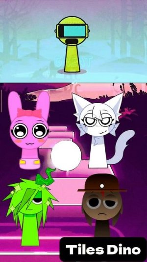 КТО ЛУЧШИЙ СПРУНКИ? уровень 112 - Мультики про Спрунке | МУЛЬТФИЛЬМЫ SPRUNKI в Tiles Hop