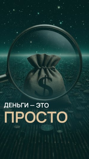 Деньги — это просто