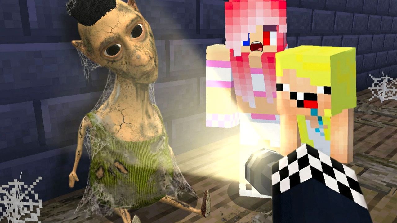 😨МЫ НАШЛИ ЗОБРОШЕННОГО ХАМУДА ХАБИБИ В ДОМЕ В МАЙНКРАФТ! ШЕДИ МЕН MINECRAFT смотреть онлайн